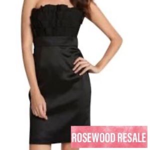 Maggy London Strapless Cocktail Dress